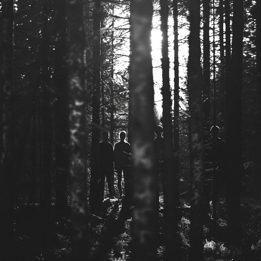 Explore the haunted serenity of nordic forests at midnight with a blend of suomipop and echoing ambient sounds. Distant whispers and eerie synths create a deeply unsettling, enchanting atmosphere.