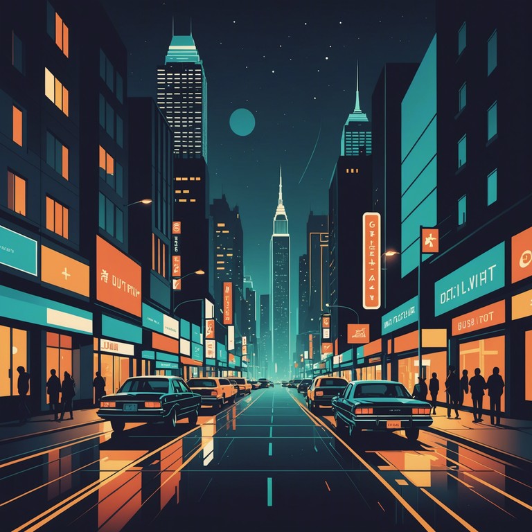 An electrifying instrumental track where pulsating drum and bass rhythms embody the vibrant energy of nocturnal city life. Layers of percussion paint a picture of glowing streets filled with the mysteries of the after hours.