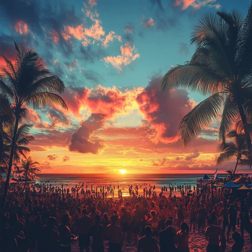 Inspired by the carefree spirit of the caribbean beaches, this tune embodies the joy and relaxation found at the end of a sun soaked day. Calypso rhythms mingle with the melodies that echo the playfulness of the waves and the serenity of the sunset.