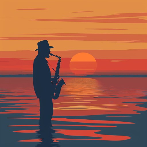 A gentle, soothing jazz piece with flowing saxophone melodies creating an intimate and tender atmosphere, perfect for quiet evenings and relaxing moments.