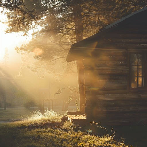 This uplifting instrumental tune reflects the beauty of rural landscapes. Beginning with a gentle acoustic guitar melody, it progressively layers banjo and light percussion, portraying the promise of a new day and the endless opportunities that come with it.