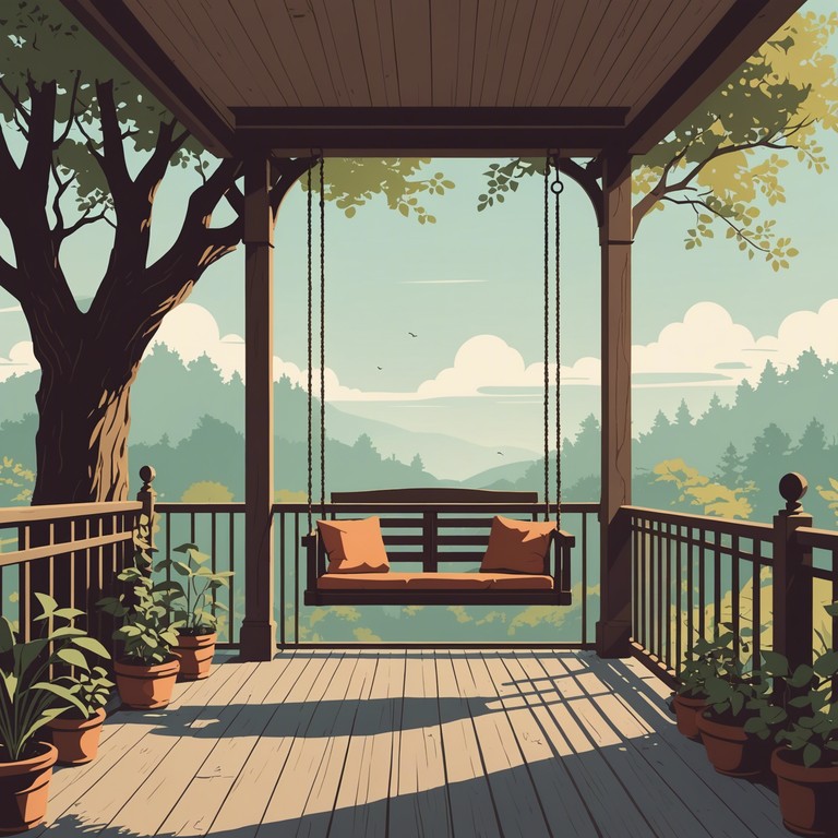 A soothing track capturing the essence of a peaceful, lazy afternoon with gentle blues guitar melodies playing over the soft rustle of leaves. Perfect for unwinding or reflective moments, this tune transports the listener to a sunlit porch on a warm day.