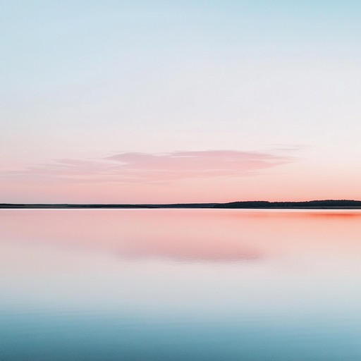 Imagine sitting by a tranquil lake during a gentle summer evening, where the water's surface mirrors a pastel sky and the soft rustle of leaves whispers serenity all around. This instrumental composition aims to capture that essence, creating a calm and soothing auditory experience.