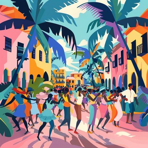 Capturing the lively spirit of festive celebrations in a tropical setting, this track features upbeat bossa nova rhythms and vibrant melodies. Ideal for parties, gatherings, and festive occasions