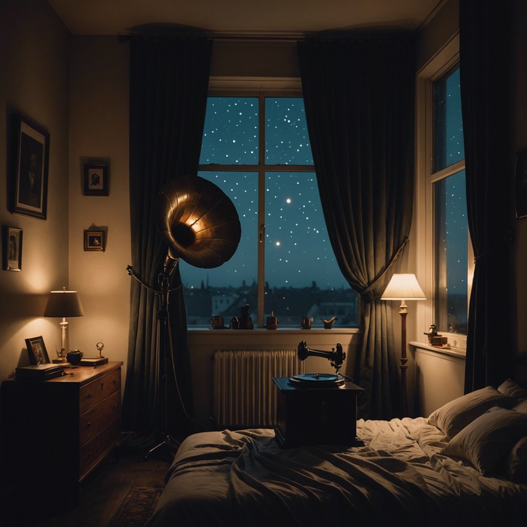 Imagine an instrumental that transports you to a soft lit room with velvet curtains, where the notes of a saxophone gently sway through the air, melding seamlessly with soft, rhythmic beats to create a perfect nighttime groove.