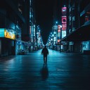 a lonely edm track with haunting melodies and deep beats