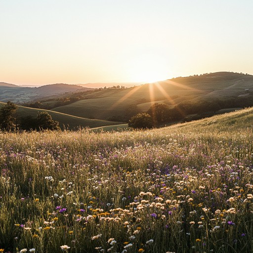 A peaceful instrumental featuring serene twelve string guitar strumming, capturing the tranquility of a sunset on a country backroad. The melody effortlessly captures serene moments, invoking a sense of peace and belonging.