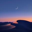 ethereal echoes in desert night