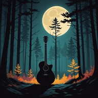 electric guitar meets lively forest sounds