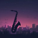 a mellow jingle blending soulful sax with urban ambiance.