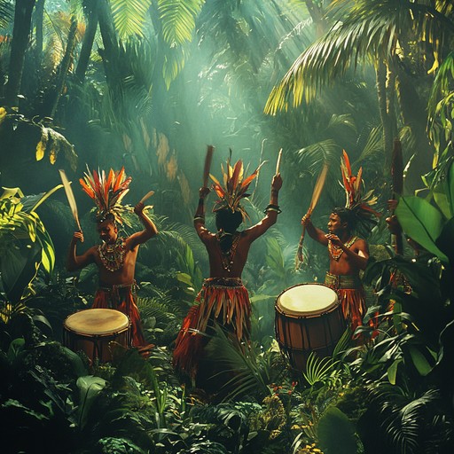 Experience the mesmerizing blend of tribal beats and fast paced drum and bass, transporting you to a mystical jungle filled with vibrant energy and primal rhythms