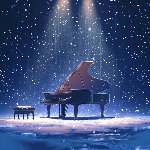 A vibrant piano composition that captures the magic and excitement of the holiday season on broadway, filled with lively rhythms and joyful melodies.