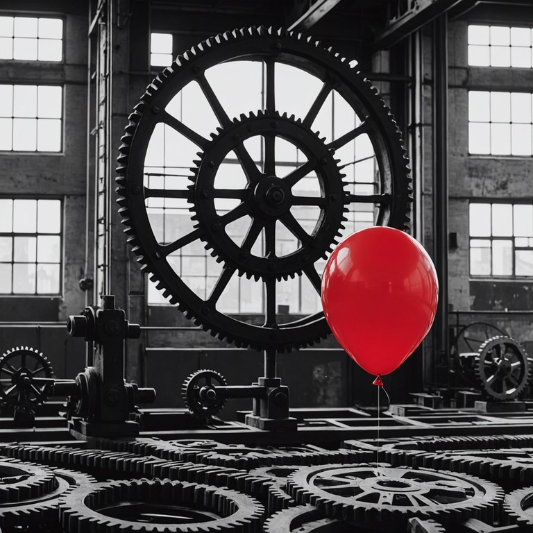 Imagine a song that feels like dancing through a bustling, mechanical dystopia, where every beat and melody brings a splash of color to the grey world. This track uses the influences of industrial rock to bring both a sense of weight and liberation, employing traditional rock instruments in a way that feels fresh and exhilarating. Imagine a song that feels like dancing through a bustling, mechanical dystopia, where every beat and melody brings a splash of color to the grey world. This track uses the influences of industrial rock to bring both a sense of weight and liberation, employing traditional rock instruments in a way that feels fresh and exhilarating.