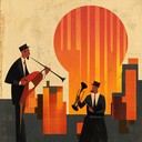 an inspiring swing piece blending jazz and harlem renaissance vibes