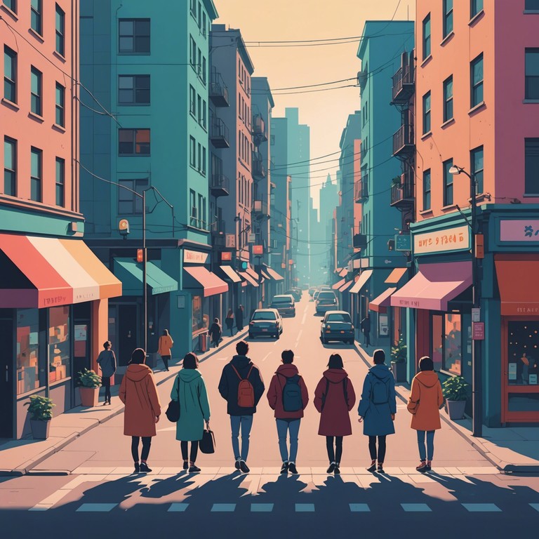 Imagine the bustling streets of tokyo waking to the sound of a melodic koto playing over modern pop beats. This song embodies the youthful spirit and optimism of facing a new day full of possibilities.