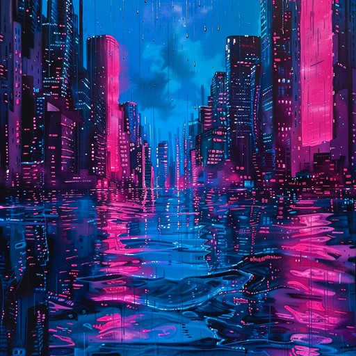 Explore an enigmatic synthwave soundscape that paints a vivid picture of a submerged neon city. Diving into this track is like discovering an otherworldly urban environment where vintage synths shimmer and aquatic sounds create a surreal atmosphere.