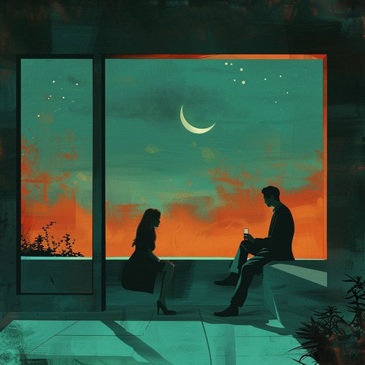 This slow jam features a mellow bass line, smooth electric piano chords, and sultry saxophone melodies intertwining to create a romantic atmosphere perfect for a late-night rendezvous. The track builds with subtle layers of percussion and atmospheric synths, evoking feelings of desire and emotional connection.