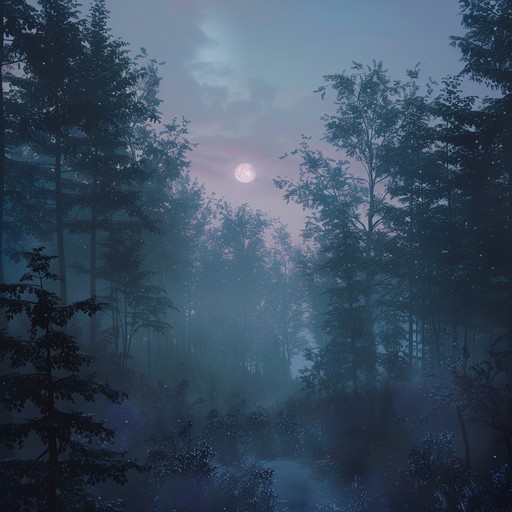 An enchanting instrumental piece featuring ethereal melodies and spectral tones that transport listeners to an otherworldly forest bathed in moonlight. Haunting harmonics and otherworldly echoes create a sense of magical wonder and eerie beauty, perfect for evoking a mystical and timeless atmosphere.