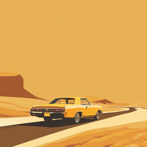 Imagine cruising down an old american highway in a classic convertible, the radio plays a dreamy, saxophone-driven tune that captures the romantic essence of the 50s. The melody is smooth, mellow and tinged with nostalgia, perfect for a golden sunset drive.