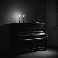 eerie piano melodies twine with dark stillness