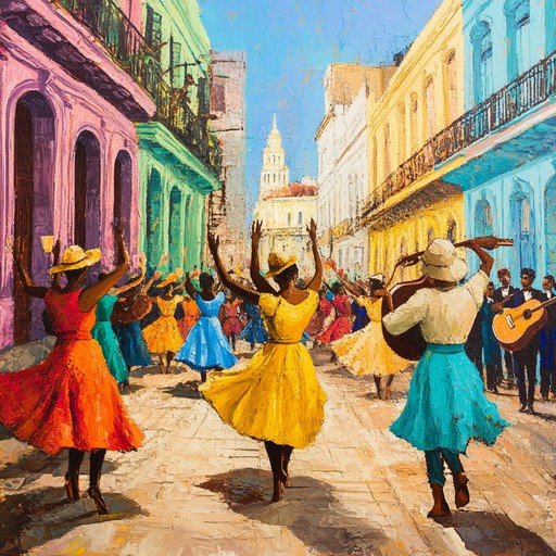 This track is a fiesta of lively afro cuban rhythms with energetic beats. Featuring spirited piano, vibrant percussion, and exultant horns, it echoes the heart of havana's festive spirit and fills you with hope and joy.