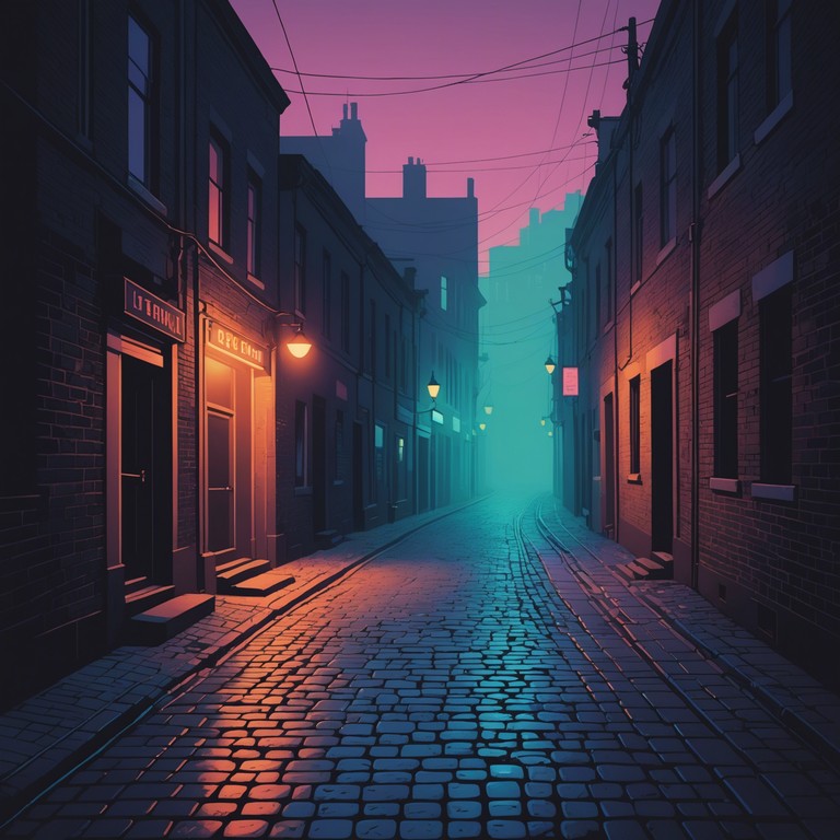 A deep exploration into the heart of a neon lit dystopian cityscape at midnight. The track layers haunting synthesizer pulses with ethereal sweeps that echo the mysteries of the urban night. Delicate hints of distant electronic beats enhance the sense of an unfolding nocturnal drama, evoking images of shadowy figures and silent stories in misty streets.