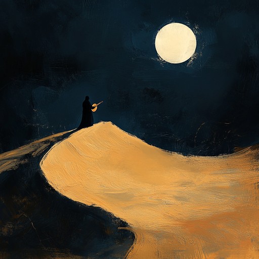 An instrumental track featuring the oud, drawing listeners into an eerie nocturnal journey across desolate sands. The music paints a soundscape of shadows and whispers, with subtle layers building suspense and evoking ancient secrets hidden in the dunes.