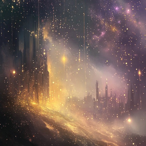 Create a soundscape filled with expansive, otherworldly tones that evoke a sense of liberation and freedom floating through ethereal waves. Use a synthesizer to craft celestial melodies and ambient textures that transport the listener to a serene and boundless realm.