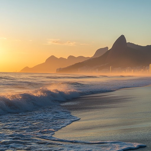 An instrumental bossa nova blending gentle guitar melodies with lush orchestration to evoke the majesty of rio's sunset coastline.