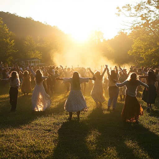 Feel the lively spirit of a sunrise dance in the mountains with this vibrant bluegrass instrumental. The uplifting banjo melodies and dynamic rhythms bring the joyous energy of a morning celebration to life.