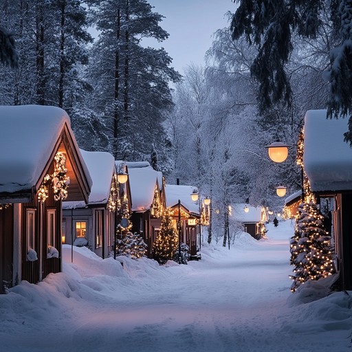 A captivating finnish winter celebration song, mixing traditional suomipop beats with jingle bells and synths. Expect a heartwarming, cozy holiday experience that glows with festive cheer and a touch of nostalgia. Ideal for winter get togethers or snowy countryside retreats