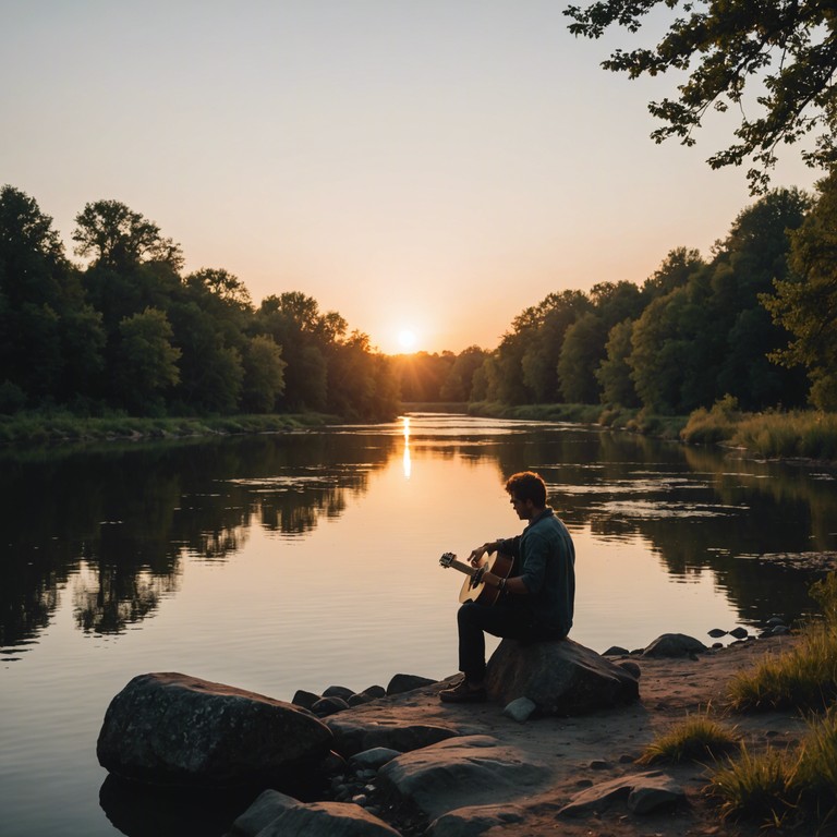 An evocative soundtrack that transports the listener to a reflective state, featuring a melodic slide guitar weaving through emotions that resonate with the depth of past experiences and the silence of unspoken words.