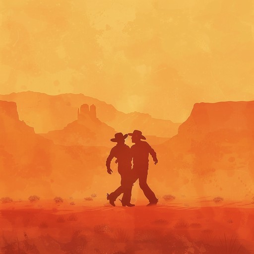 A mesmerizing instrumental with twangy guitars, groovy percussion, and an infectious rhythm that captures the spirit of cowboys dancing in the desert. Perfect for evoking a western adventure with a modern twist.