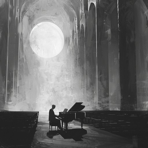 A soulful gospel piece played on solo piano, offering a contemplative and somber soundscape. As the gentle notes float through an empty chapel, the music invites listeners to reflect on loneliness, spirituality, and the search for comfort in solitude, ultimately leaving a glimmer of hope.