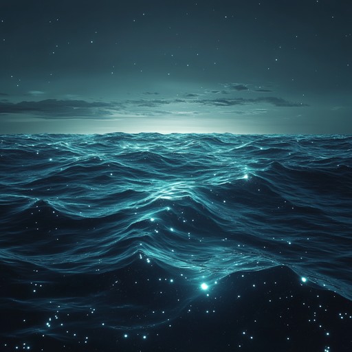 Immerse in a tranquil ocean of stars, where the gentle ebb and flow of synthesized waves create a soothing, celestial soundscape. This calming and awe inspiring track guides listeners through a meditative journey, evoking images of drifting through the cosmos with a serene mind and heart.