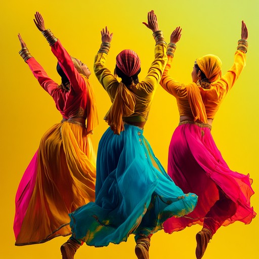 An instrumental bhangra track that fuses traditional punjabi instruments like the dhol with modern electronic elements, creating a high energy and uplifting sound that captures the essence of festive celebrations