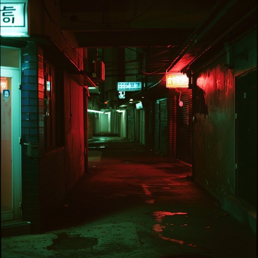 A deep, moody instrumental capturing seoul's nightlife with a brooding atmosphere, featuring haunting melodies and pulsating beats to evoke emotions of longing and introspection.