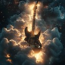 dynamic guitars intertwine with mystical and celestial elements.