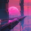 anime-inspired energetic night city vibe