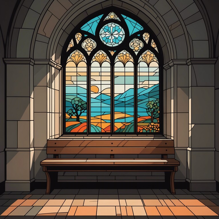 A gentle and profound instrumental that evokes a deep spiritual reflection and connection, crafted with a delicate organ that complements soft choral backdrops, perfect for quiet moments of worship and contemplation.