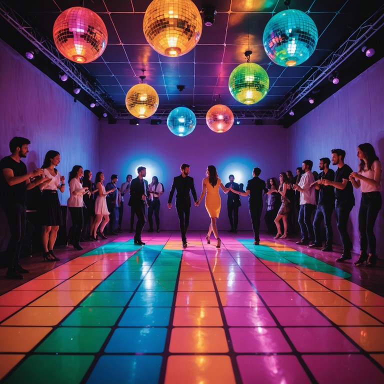 A high energy track that melds classic disco beats with rhythmic funky guitar patterns, enhancing a lively dance floor experience. This instrumental piece brings back the spirited nightlife vibes of the 70s disco clubs, with a modern twist to keep the dance floor alive. Powerful bass lines and a catchy melody make it impossible not to move.