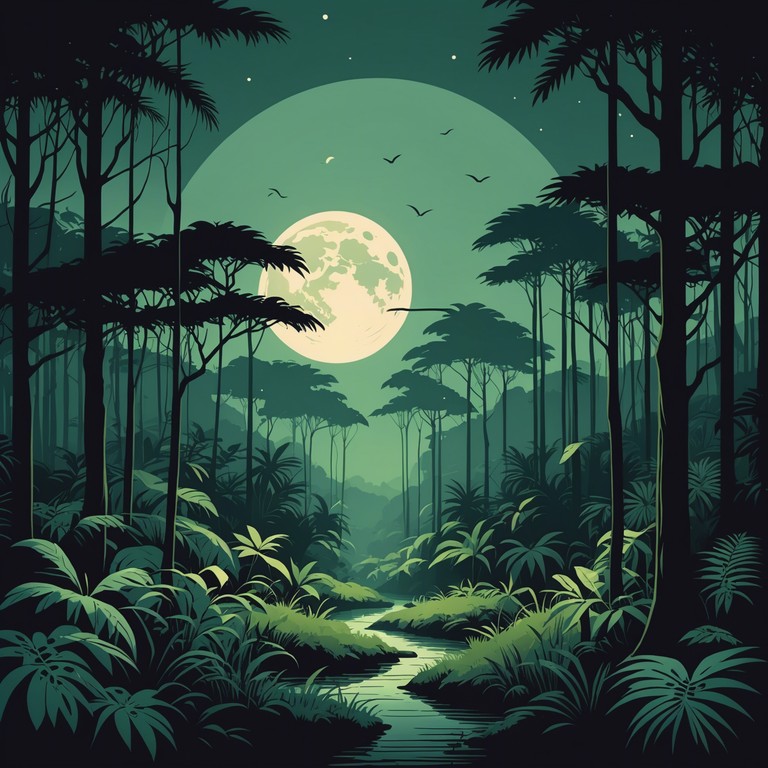 Delve into the depths of an enigmatic jungle where eerie melodies meet pulsating afrobeat rhythms. Imagine wandering through dense foliage as the night deepens, and haunting instrumentals echo the whispers of shadows.