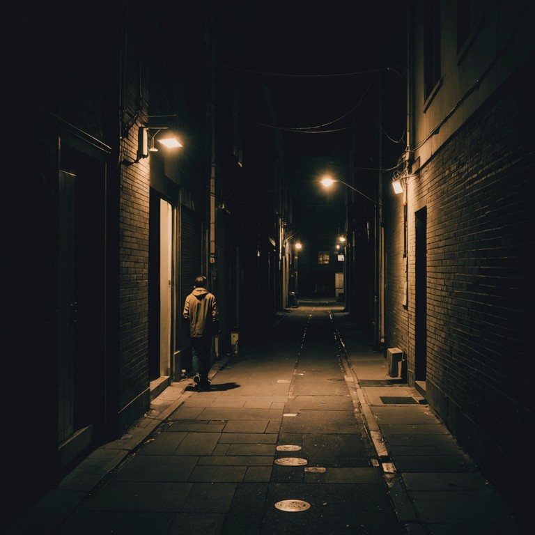 This blues rock track embodies a subtle yet persistent sense of dread, mimicking the tension of a quiet town with hidden secrets beneath its surface. The composition slowly builds a gripping atmosphere, using held back guitar riffs that feel like whispers in the dark, compelling the listener to keep alert for lurking shadows.