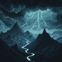 epic orchestral surge, mountains clashing with thunder