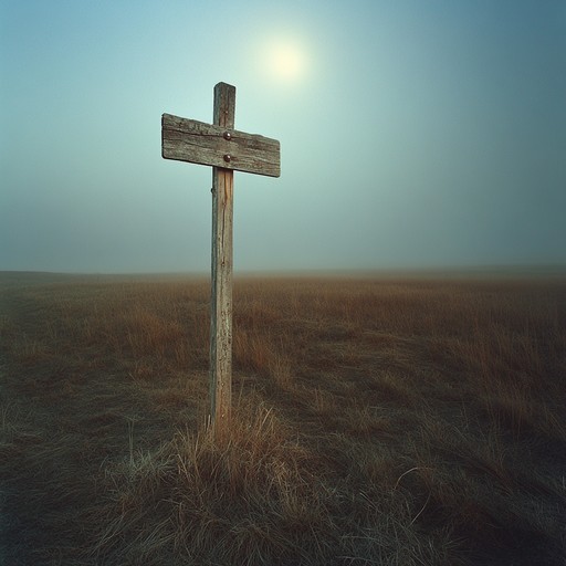 An evocative instrumental piece capturing the eerie stillness of deserted american towns, blending haunting melodies with atmospheric soundscapes to create a mysterious and immersive experience
