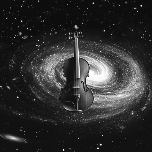 An instrumental classical composition that transports listeners to the far reaches of the universe, blending haunting strings with celestial harmonies to evoke the majesty and mystery of the cosmos.