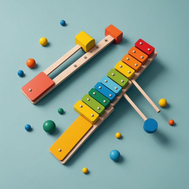 This piece brings the essence of playful adventure in a musical form, using the xylophone to mimic the highs and lows of children at play, alongside layers of light, experimental electronic textures to give a sense of space and dynamism.