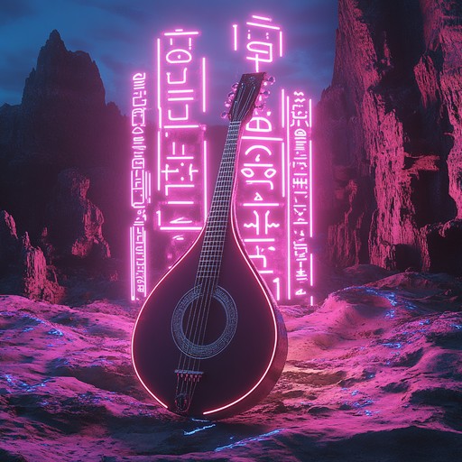 An instrumental piece that intertwines the ancient sounds of the oud with piercing electronic beats, evoking a world where the sands of time meet neon lit skyscrapers. Perfect for settings that blend history with a high tech future.