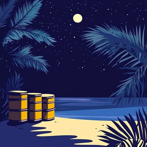 An enchanting instrumental calypso piece that transports listeners to a mystical caribbean night under the glow of a full moon. Featuring lively steel drum rhythms and melodies that weave together an atmosphere of tropical mystery and serenity.