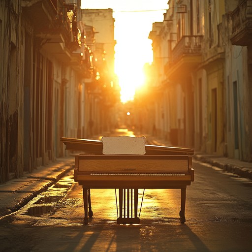 The song features subtle rhythms and haunting melodies, capturing the essence of a quiet, introspective sunset in havana. With gentle congas and a mournful piano, this piece evokes an emotional journey of loneliness wrapped in the warm afro cuban musical traditions